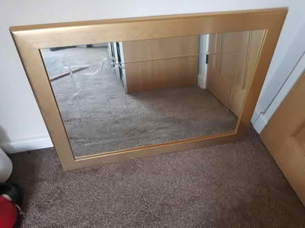 Photo of free Gold sided pre loved mirror (Bishopbriggs G64) #1