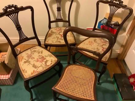 Photo of free 4 chairs good condition (Hersham KT12) #1