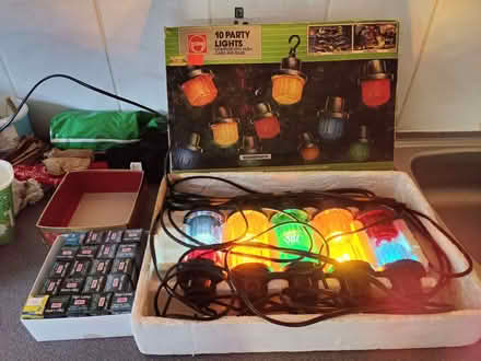 Photo of free 10 15watt coloured party lights and 21 spare bulbs (Kentwood RG31) #1