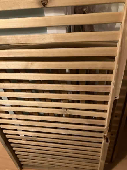 Photo of free Cot bed frame in wood. (Acton W5) #1