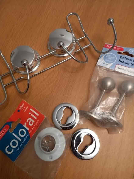 Photo of free Screw free Clothes Hook/Rail Brackets/Rail Sockets (Panshanger AL7) #1