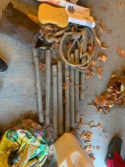 Photo of free Metal poles - and springs - spare trampoline parts (Sutton Pools OX14) #2