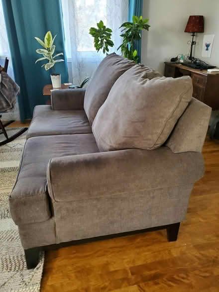 Photo of free Charcoal Grey Loveseat (Gloucester) #4