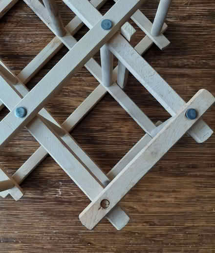 Photo of free Folding wooden bottle rack (Top Amersham HP6) #1