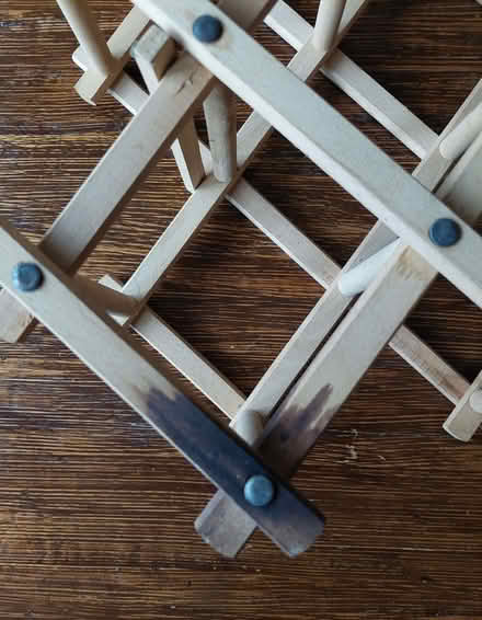 Photo of free Folding wooden bottle rack (Top Amersham HP6) #2