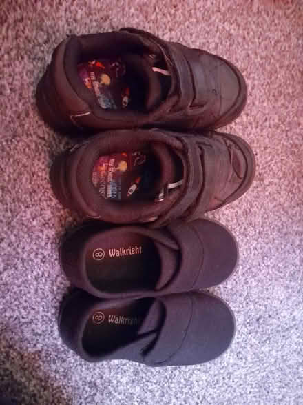 Photo of free 2 pairs boys school shoes (West Hunsbury) #1