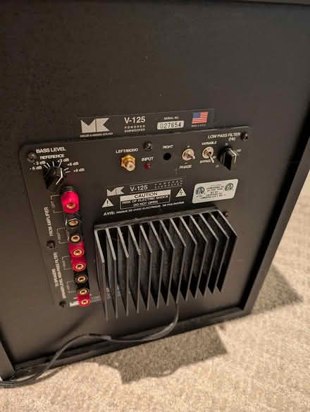 Photo of free M&K V-125 subwoofer, repair (Phinney Ridge) #2