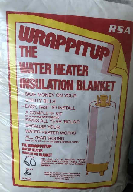 Photo of free Water Heater Blanket - New (Havertown) #1