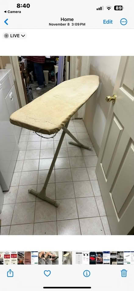 Photo of free Ironing board (Elkridge rte103 & rte100) #1