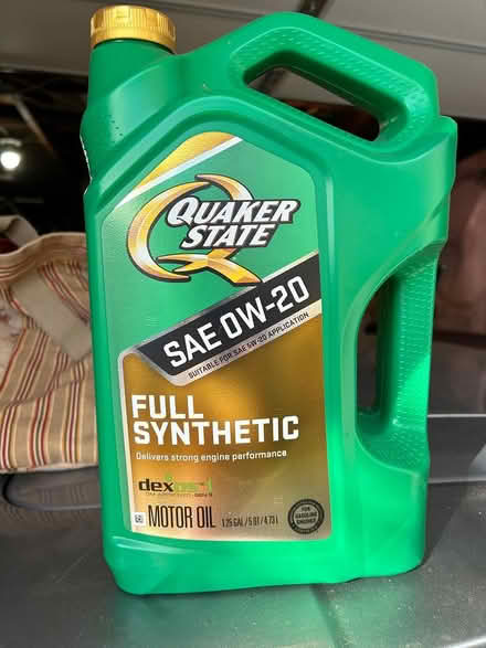 Photo of free synthetic motor oil (Berkeley Heights, NJ) #1