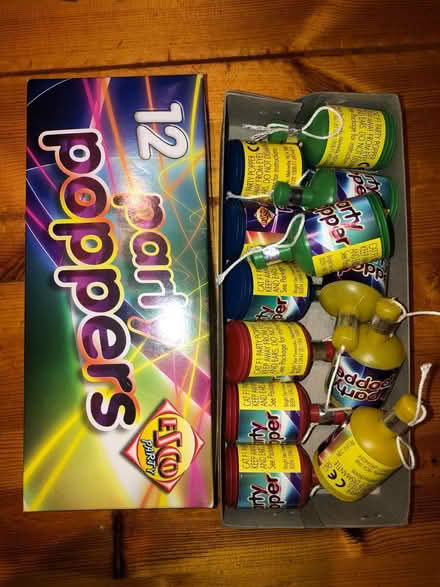 Photo of free 12 party poppers in box (Sunninghill SL5) #1