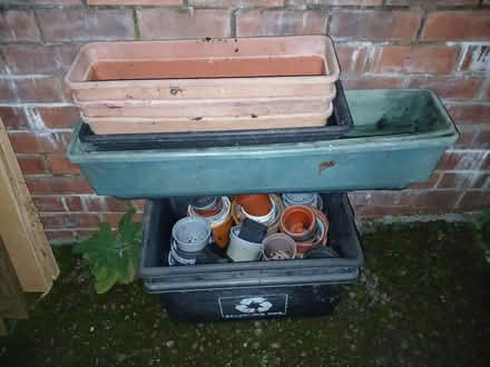 Photo of free Plant troughs and pots (Dursley GL11) #1