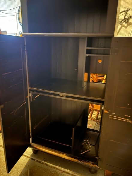 Photo of free Dark wood cabinet (Naperville) #2