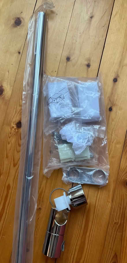 Photo of free NEW Chrome Shower Riser Rail (& fixtures) (Nether Edge S7) #2