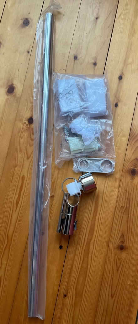 Photo of free NEW Chrome Shower Riser Rail (& fixtures) (Nether Edge S7) #1