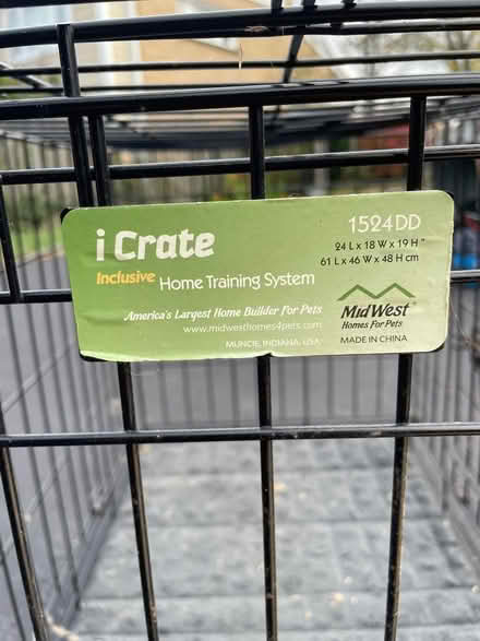 Photo of free Metal dog crate (Wilmette - Lake & Illinois) #2