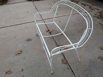 Photo of free Metal frame from wicker loveseat (Oregon, WI) #1