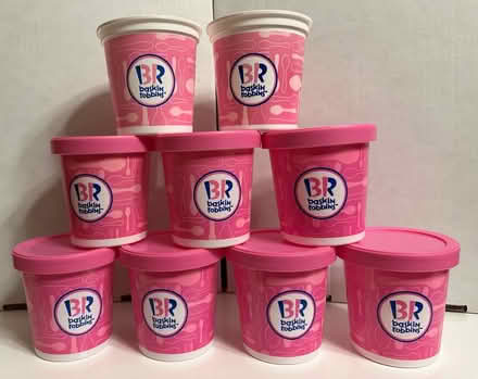 Photo of free Baskin Robbins Plastic Containers (West San Jose 95128) #1