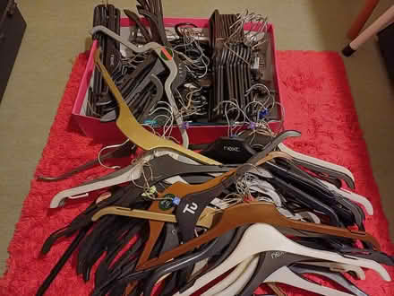 Photo of free Metal/Plastic coat hangers and trouser hangers (Bilton CV22) #1