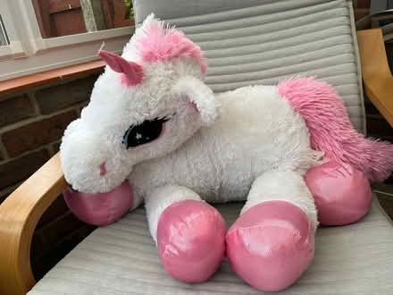 Photo of free Soft toy - white and pink unicorn (Alverstoke PO12) #1