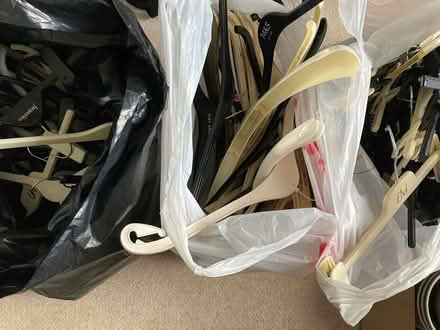 Photo of free Assorted plastic hangers (Bebington CH63) #1