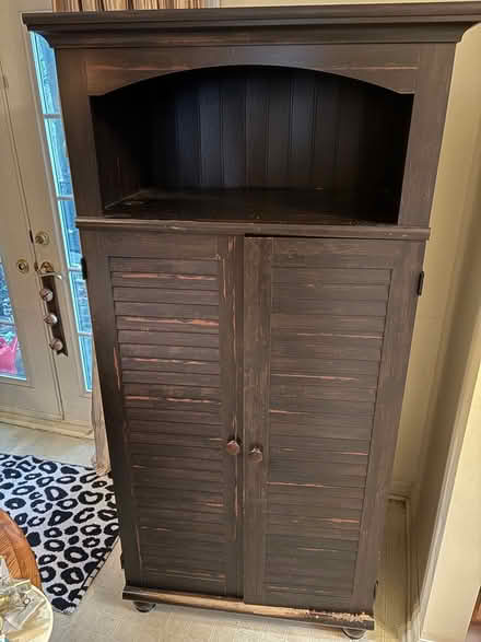 Photo of free Dark wood cabinet (Naperville) #1