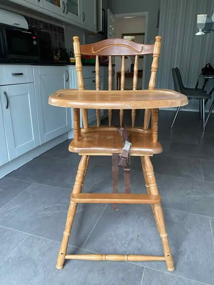 Photo of free Wooden high chair (Bewdley DY12) #1