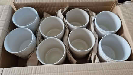 Photo of free Small ceramic plant pots 10cm diameter (Leckhampton GL53) #1