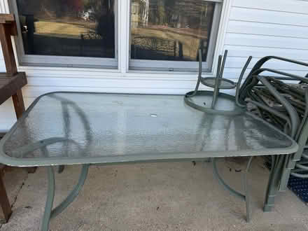 Photo of free Patio table and chairs (Falls Township) #1