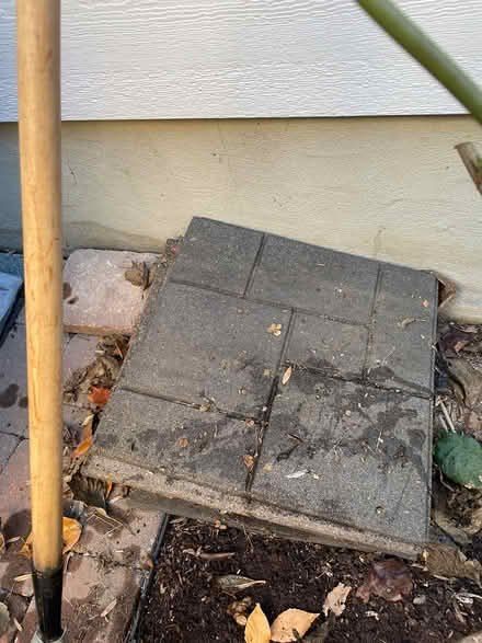 Photo of free Outdoor Rubber step stones 12x12 (Cary park subdivision) #1