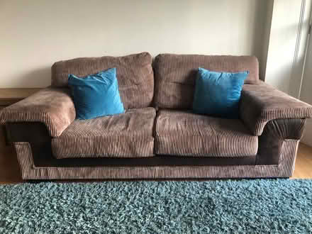 Photo of free 3 seater sofa and cuddle chair (Netherton Braes G76) #2