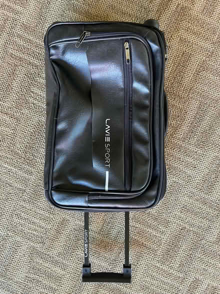 Photo of free Small black rolling suitcase (Valencia Avenue, Sunnyvale) #3