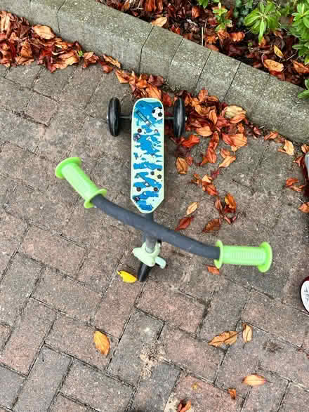 Photo of free Kids scooter (Royston, by the station (SG8)) #2