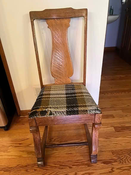 Photo of free Antique Oak Chair (Campton Hills 60175) #1