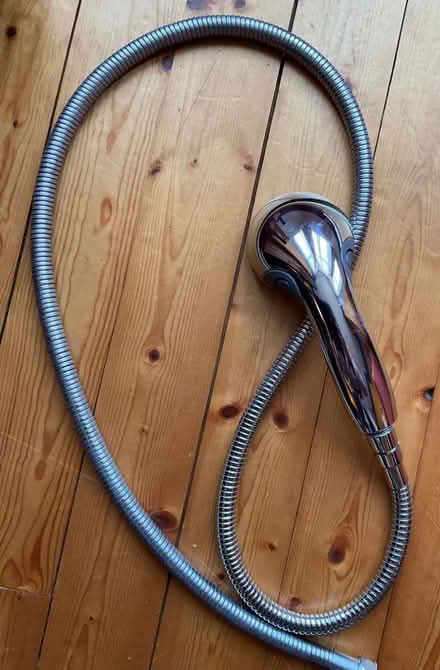 Photo of free Chrome electric shower hose and head (used) (Nether Edge S7) #2