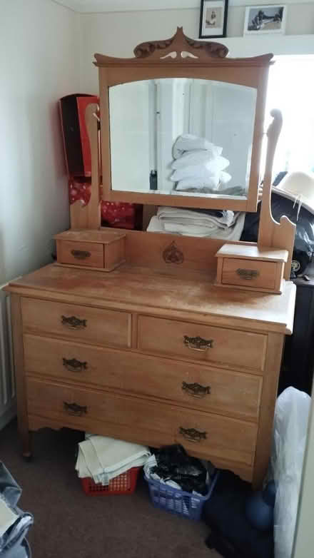 Photo of free Wooden dressing table (Heswall) #1