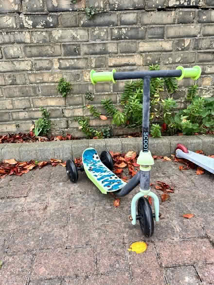 Photo of free Kids scooter (Royston, by the station (SG8)) #1