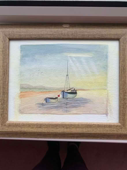 Photo of free 2 small watercolour paintings (Lunts Heath WA8) #2