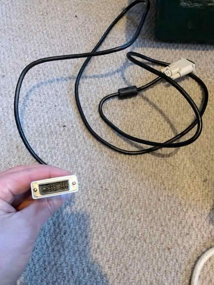 Photo of free 2M DVI Cable (Hollingdean BN1) #1