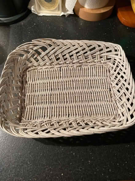 Photo of free White Wicker Basket (Hucclecote GL3) #1