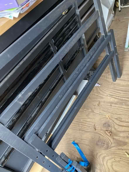 Photo of free Twin metal bed frame (Woodfield Rd & Airpark) #4