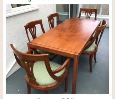 Photo of free Dining Chairs And Table (CT9) #1