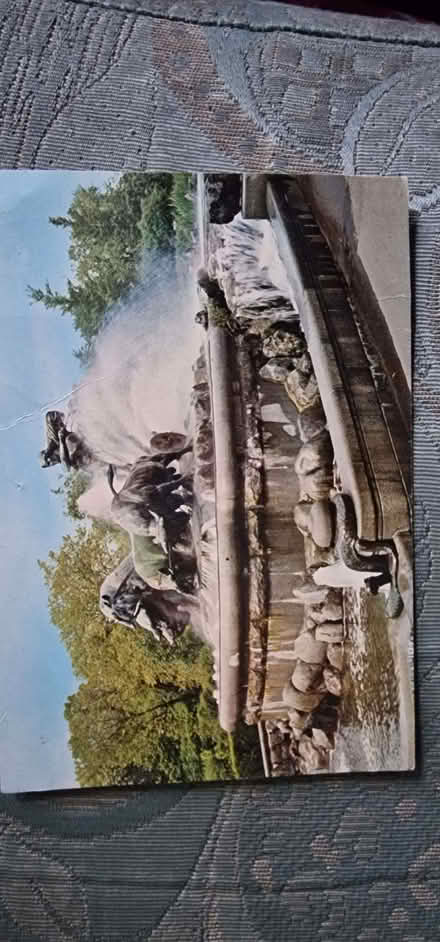 Photo of free Old postcard Copenhagen The Gefion Fountain (Eton SL4) #2