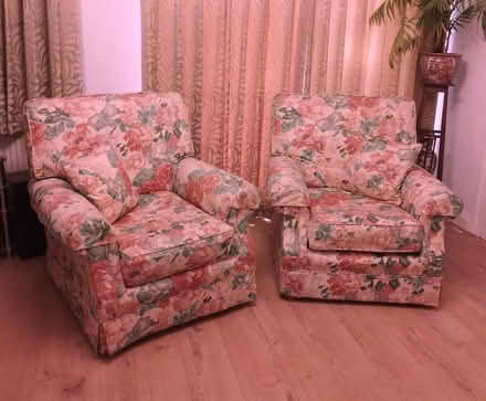 Photo of free Two Matching Armchairs (Otley LS21) #2