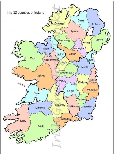 Photo of Ireland maps (Woodley RG5) #1