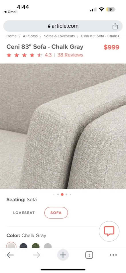 Photo of free sofa from Article (Marina Del Rey) #4