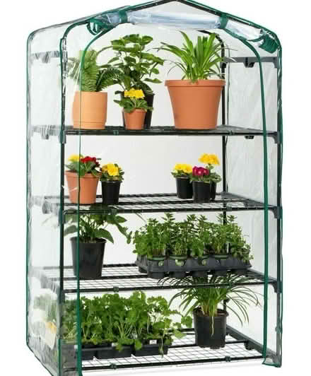 Photo of free Garden/plant shelving unit (Helmshore) #1