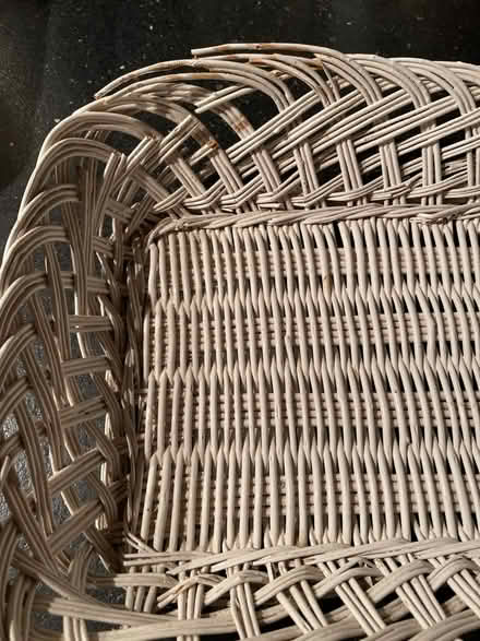 Photo of free White Wicker Basket (Hucclecote GL3) #2