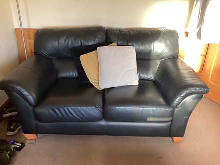 Photo of free Leather sofa (Roseburn Edinburgh EH12) #1