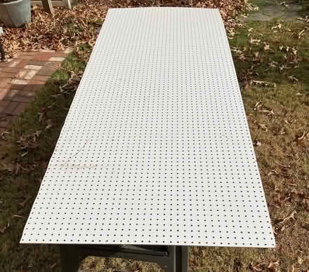 Photo of free Pegboard 3’ x 8’ sheet White (Old Town Bowie) #1